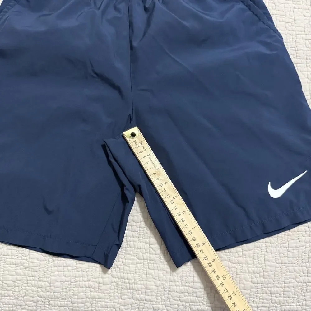 Nike Blue Training Flex Shorts Pockets Size Medium CU4945-451